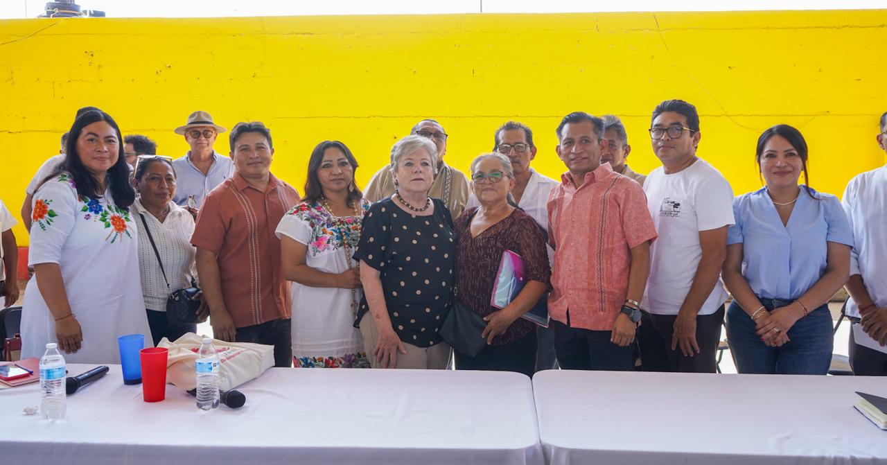 Secretaria Bárcena visita comunidades de Yucatán para impulsar soluciones ambientales