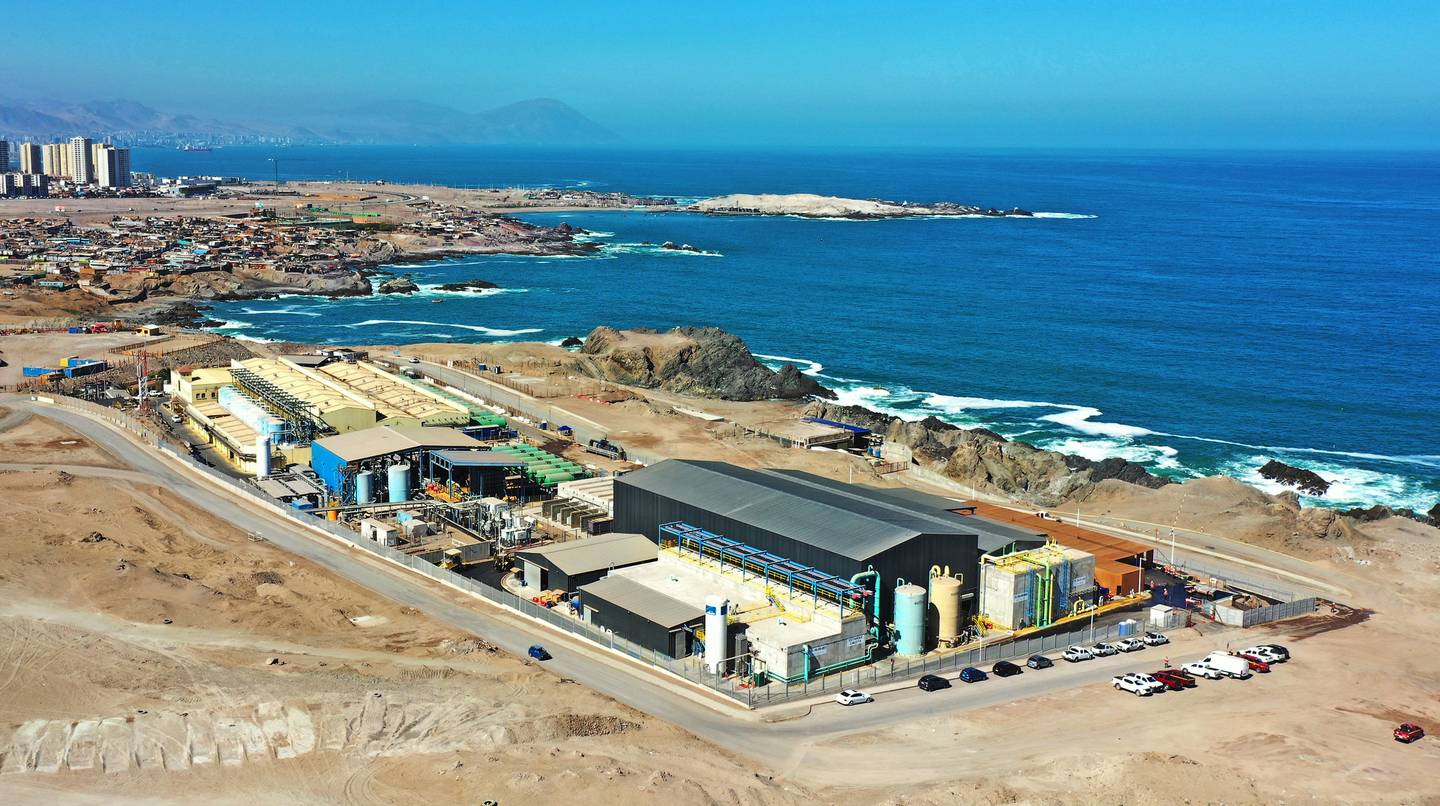 Antofagasta y Mejillones, en Chile, serán abastecidas al 100% con agua de mar