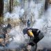 Tlaxcala reconoce colaboración con Puebla para atención de incendio forestal en Libres-Atltzayanca