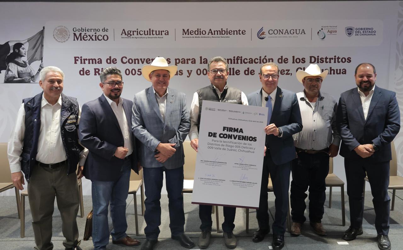 Invierten 2 mil millones de pesos en tecnificación del riego en Chihuahua