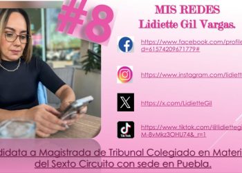 Magistrada de puertas abiertas y atención humana: Lidiette Gil