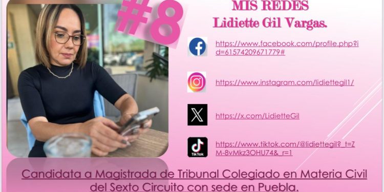 Magistrada de puertas abiertas y atención humana: Lidiette Gil