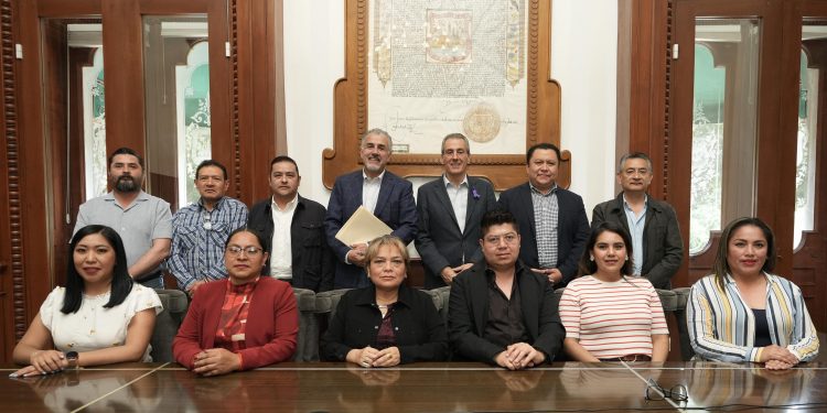 Pepe Chedraui se reúne con el Consejo Directivo del Sindicato del Ayuntamiento de Puebla