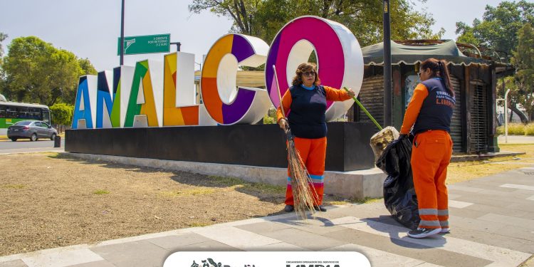 Organismo Operador realiza limpieza previa al desfile del 5 de Mayo