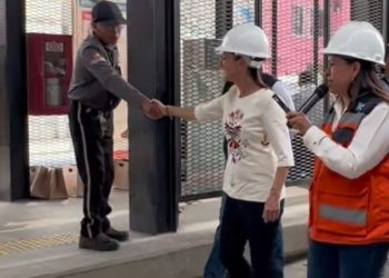 Claudia Sheinbaum y Delfina Gómez supervisan Colector Chalco; nuevo sistema de drenaje y bombeo evitará inundaciones