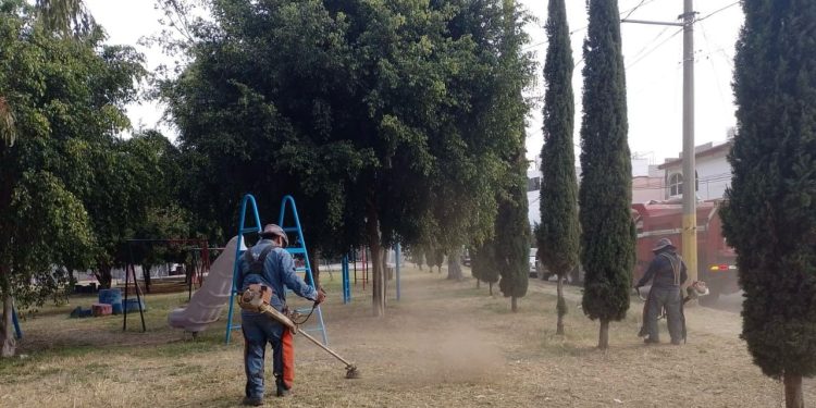 Realiza Gobierno de la Ciudad labores de mantenimiento y limpieza en colonias de la ciudad