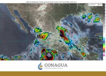 Flossie mantendrá lluvias torrenciales en Guerrero e intensas en Jalisco, Colima, Michoacán y Oaxaca