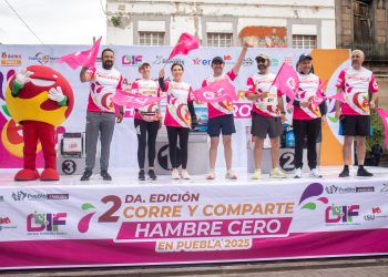 Encabeza MariElise Budib Carrera “Corre y Comparte: Hambre Cero Puebla 2025”