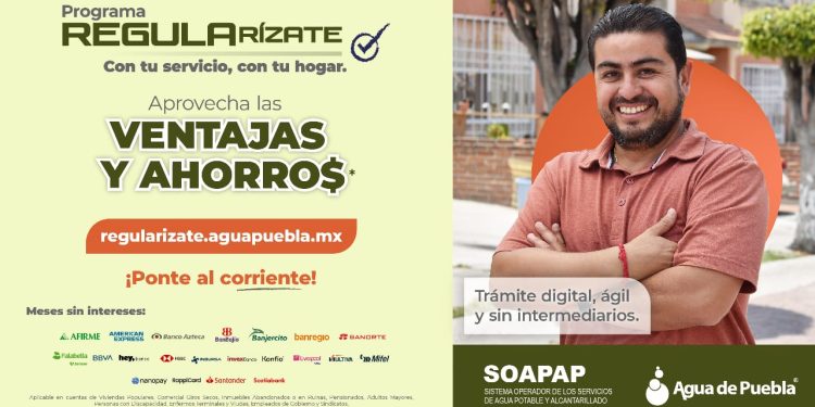 Los Programas de Regularización de Agua de Puebla y SOAPAP beneficiarán a 108 colonias vulnerables