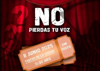 Gobierno de la Ciudad promueve “No pierdas tu voz”: Teatro con causa para prevenir adicciones en jóvenes