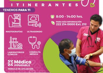 Llegan servicios médicos Itinerantes a nuevos puntos de La Capital