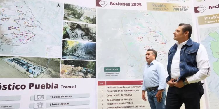 Gobierno de Puebla y CONAGUA impulsan acciones en el nacimiento del Río Atoyac