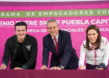 Firman convenio de colaboración SMDIF y la Gran Bodega para reforzar el programa de “Empacadores Voluntarios”