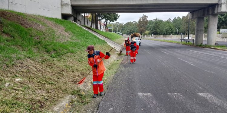 Continúan trabajos de limpieza en parque Amanda y Avenida Vicente Suárez