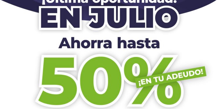 Última oportunidad en julio para ponerte al corriente y liquidar tu adeudo de agua con Ahorros del 50%