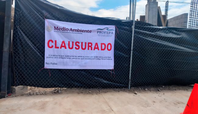 Impone Profepa clausura total definitiva al proyecto Balaena Costa Apartment, en BCS