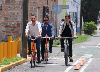 Supervisa Gobierno de la Ciudad ampliación de la red de infraestructura ciclista de la capital