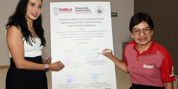 Firma BUAP y Secretaría del Medio Ambiente estatal convenio de colaboración
