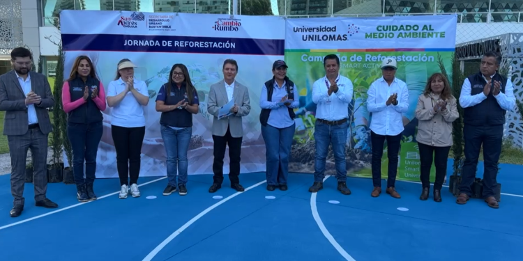 Jornada de reforestación Semillas del Futuro 2025 en UNILOMAS y  San Andrés Cholula