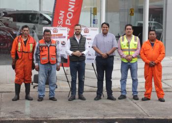 Fortalece Gobierno de la Ciudad la campaña Bacheando Puebla, suma maquinaria de bacheo en frío