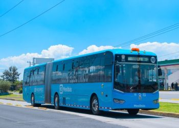 Autobuses eléctricos en la Línea IV del Mexibús; conectan Tecámac con Metro La Raza