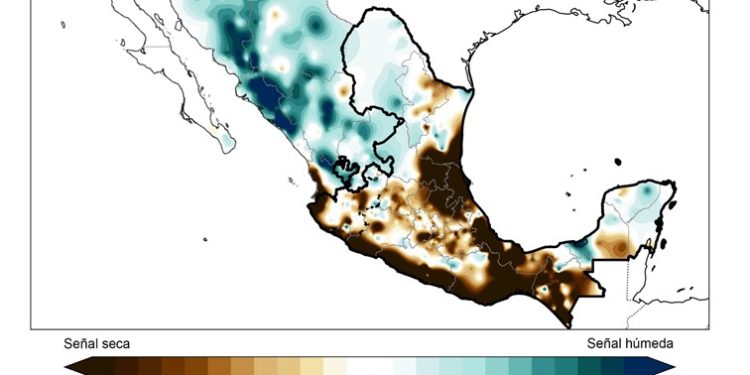 Disminución de lluvias en algunas regiones de México podría relacionarse con la canícula