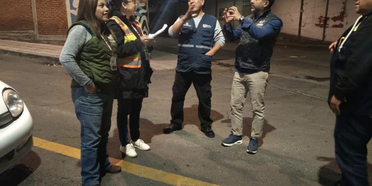 Realiza Contraloría Municipal supervisión nocturna de nuevas luminarias