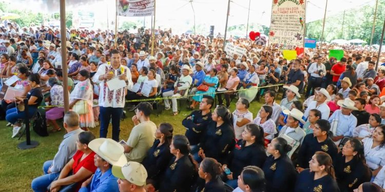 Realiza jornada histórica el Gobierno de Puebla a favor del campo en Huehuetla