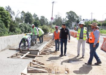 Supervisa Gobierno de la Ciudad construcción de muro de contención en límites del Río Alseseca
