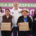Entregan Pepe Chedraui y MariElise Budib apoyos alimentarios en juntas auxiliares