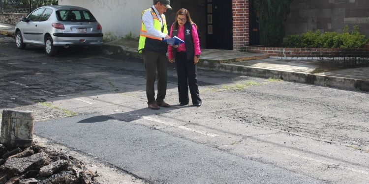 Supervisa Contraloría Municipal trabajos de bacheo por diferentes vialidades de la ciudad