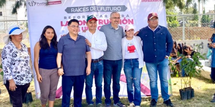 Gobierno de la Ciudad planta más de 6 mil árboles para una Puebla más verde