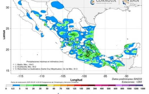 Despliega Gobierno de la Ciudad acciones preventivas y de atención tras las lluvias; descarta personas lesionadas