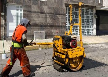 Campaña Capitalina Bacheando Puebla: favorece la movilidad de unidades de plataformas digitales