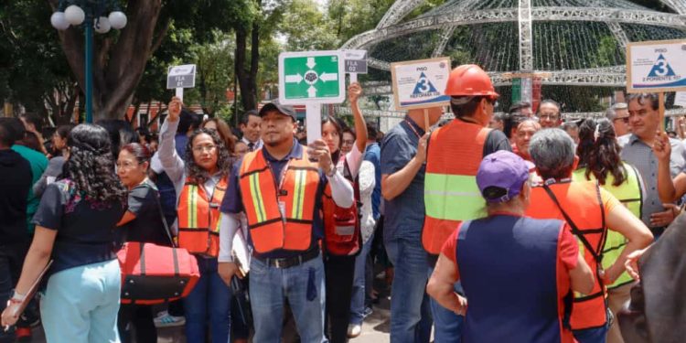 Informe sobre el resultado del 2º Simulacro de Sismo, realizado en el Municipio de Puebla