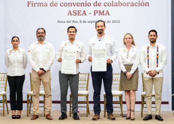 Firma de Convenio entre la PMA de Veracruz y la ASEA para vigilancia del sector hidrocarburos