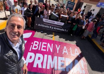 Fortalece Pepe Chedraui infraestructura vial en la colonia Constitución Mexicana