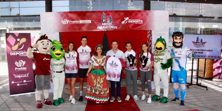 Presenta Gobierno de la Ciudad rutas del Medio Maratón 21K Puebla 2025
