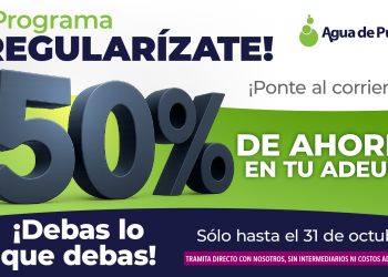 Con Ahorros del 50%, Agua de Puebla, regulariza tu adeudo, “Debas lo que debas”