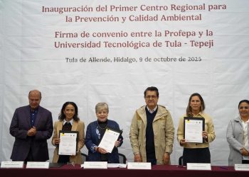 Bárcena inaugura el primer Centro Regional para la Prevención y Calidad Ambiental en Hidalgo