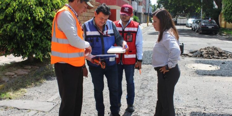 Supervisa Contraloría Municipal trabajos de bacheo en 118 puntos de la ciudad