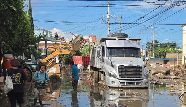 Se han desalojado casi un millón 397 mil 700 metros cúbicos de agua anegada en zonas afectadas