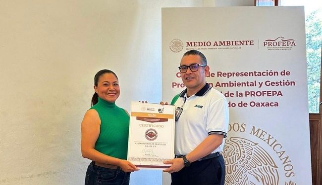 Recibe Aeropuerto de Huatulco certificado de calidad ambiental