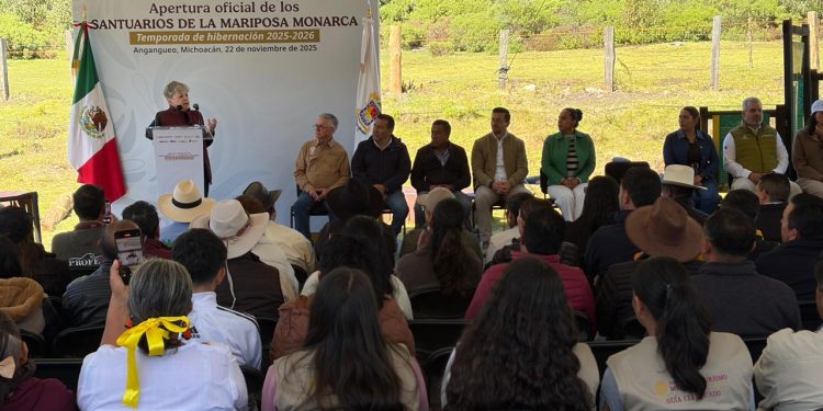 Semarnat, Conanp y gobierno de Michoacán aperturan santuarios de mariposa monarca