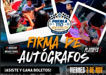 Gobierno de la Ciudad trae la emoción de NASCAR con firma de autógrafos