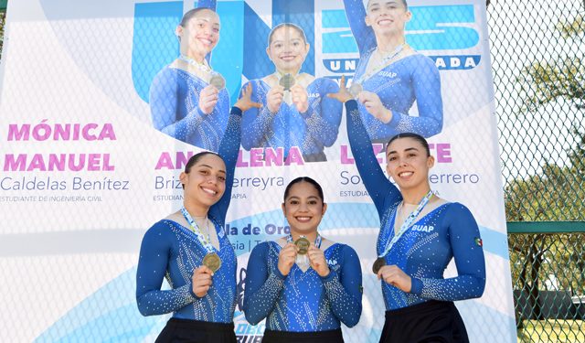La historia de un trío de gimnastas de la BUAP