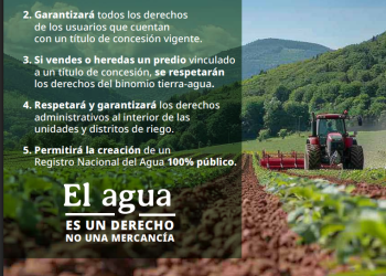 En 2025, Conagua fortaleció el apoyo al campo, para producir más con menos agua