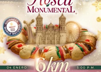 Puebla busca hacer historia con la rosca de Reyes más grande del mundo