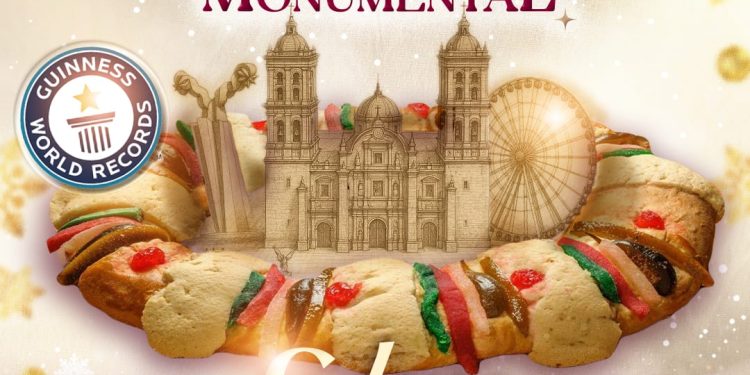 Puebla busca hacer historia con la rosca de Reyes más grande del mundo