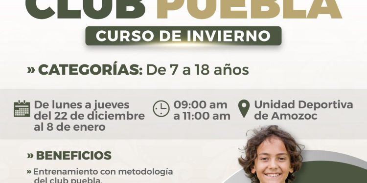 Impulsa talleres de Fútbol Club Puebla en Amozoc